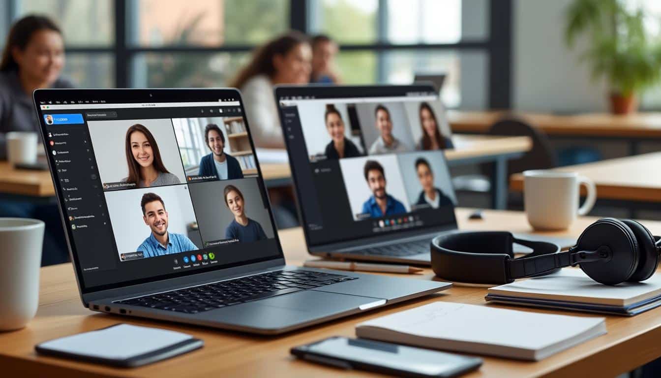 découvrez quelle plateforme de visioconférence entre zoom, google meet et microsoft teams est la moins fatigante pour les étudiants lors des cours en ligne.